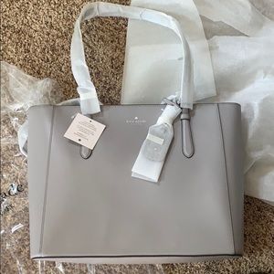 Brand new with tags. Kate Spade medium taupe tote